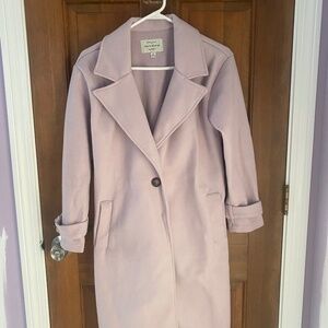Light purple trenchcoat